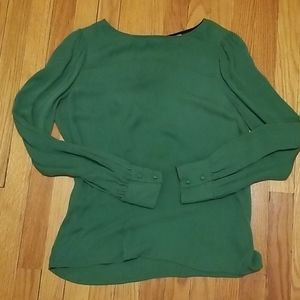 J. Crew Green Blouse - Size 10